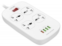 сетевой фильтр LDNIO SC4407 4USB*4 розетки 2м сетевой фильтр LDNIO SC4407 4USB*4 розетки 2м