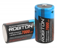 аккумуляторы (2 шт) Robiton 7000MHD R20/D-SR2 аккумуляторы (2 шт) Robiton 7000MHD R20/D-SR2