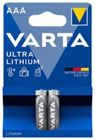 батарейки (2 шт.) Varta FR03/AAA ULTRA LITHIUM 6103-2BL батарейки (2 шт.) Varta FR03/AAA ULTRA LITHIUM 6103-2BL