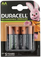 аккумулятор Duracell 2500 mAh HR6/AA-4BL