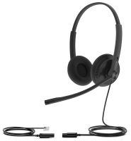 легкая профессиональная RJ9 гарнитура Yealink YHS34 Lite Dual легкая профессиональная RJ9 гарнитура Yealink YHS34 Lite Dual