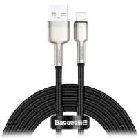 кабель передачи данных Baseus Cafule Series Metal Data Cable USB to IP 2.4A 2m кабель передачи данных Baseus Cafule Series Metal Data Cable USB to IP 2.4A 2m