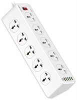 сетевой фильтр LDNIO SC10610 5USB*1TypeC*10 розеток 2м сетевой фильтр LDNIO SC10610 5USB*1TypeC*10 розеток 2м