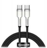зарядный кабель для MacBook и iPhone Baseus Cafule Series Metal Data Cable Type-C to Type-C 100W 1m
