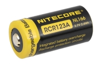 литиевый аккумулятор NiteCore NL166 RCR123/16340 Li-ion 3.7v 650mAh с защитой литиевый аккумулятор NiteCore NL166 RCR123/16340 Li-ion 3.7v 650mAh с защитой