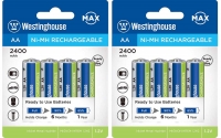 аккумуляторы Westinghouse 2400 mAh  R6/AA 8шт.