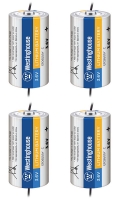 литиевые батарейки 3.6v Westinghouse ER 26500Y (C) axial wires 4шт. литиевые батарейки 3.6v Westinghouse ER 26500Y (C) axial wires 4шт.