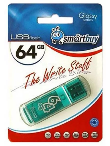 флешка USB SmartBuy Glossy series 64Gb