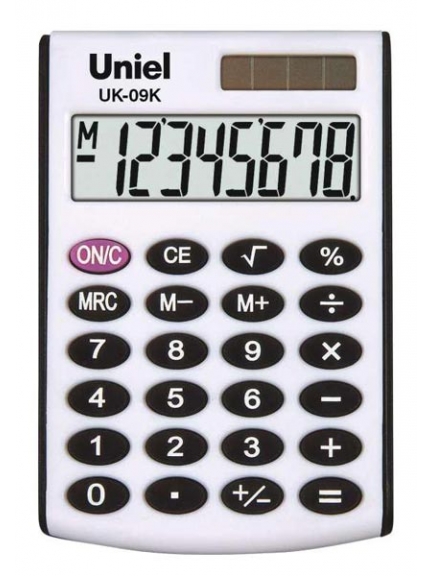 карманный калькулятор Uniel UK-09