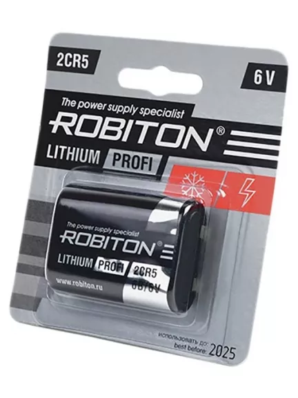 батарейка для вспышки Robiton 2CR5 PROFI-BL1