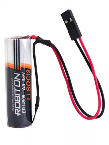 батарейка с коннектором Dupont 2,54 (BLS-2) Robiton ER 14505-DP (AA)