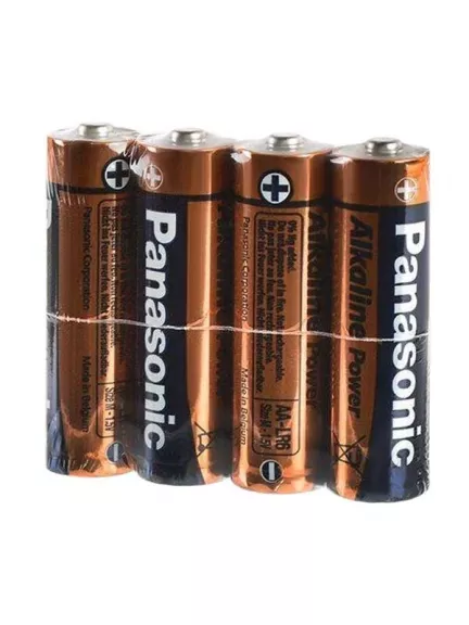 батарейки (4 шт.) Panasonic LR6/AA Alkaline Power-SR4