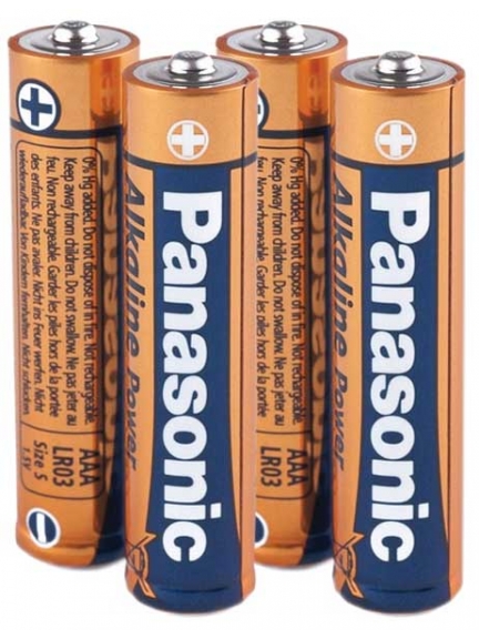 батарейки (4 шт.) Panasonic LR03/AAA Alkaline Power-SR4