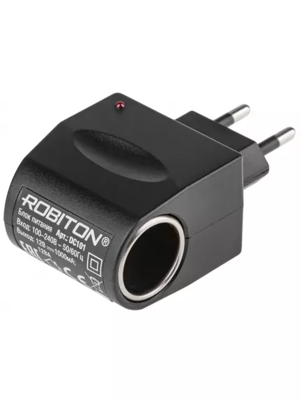 преобразователь напряжения 220 > 12 Robiton DC101 1000мА