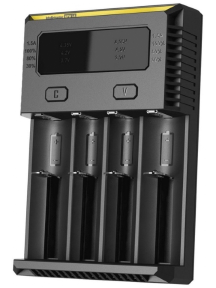 универсальное зарядное устройство на 4 канала NiteCore NEW I4  Intellicharge V2