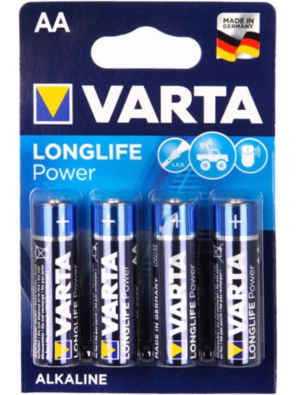 батарейки (4 шт.) Varta LR6/AA LONGLIFE Power-4BL