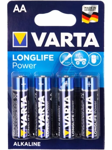 батарейки (4 шт.) Varta LR6/AA LONGLIFE Power-4BL