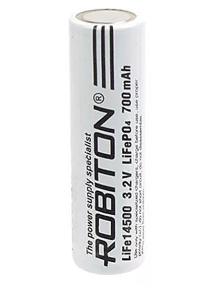 аккумулятор Robiton LiFe14500 700mAh без защиты