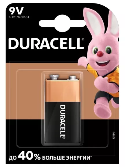 батарейка Duracell 6LR61/Крона-1BL