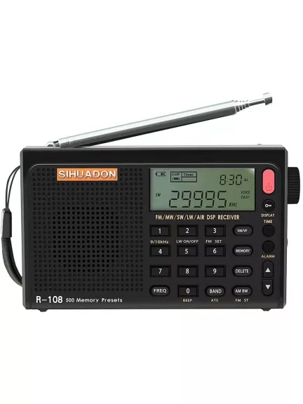 всеволновый цифровой радиоприемник SIHUADON R-108
