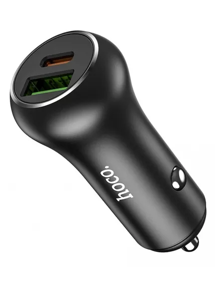 автомобильное зарядное устройство Hoco Z38 Resolute PD20W+QC3.0 car charger