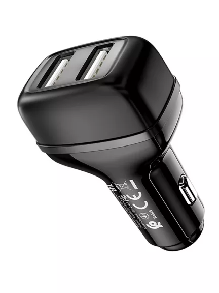 автомобильное зарядное устройство Hoco Z36 Leader 2USB 2.4A