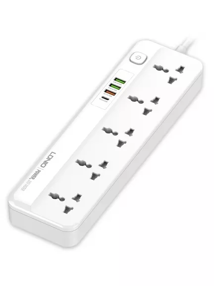 сетевой фильтр LDNIO SC5415 3USB*1TypeC*5 розеток 2м