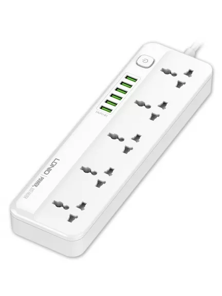 сетевой фильтр LDNIO SC5614 6USB*5 розеток 2м