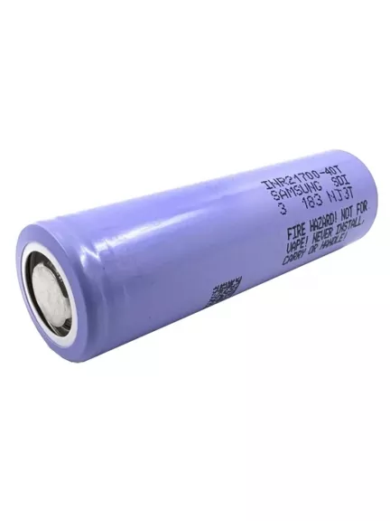 литиевый аккумулятор Samsung INR21700-40T 35A 4000mAh, без защиты
