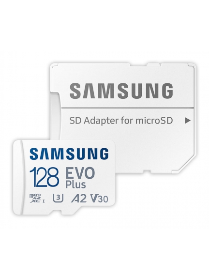 карта памяти Samsung 128Gb microSDXC Class 10 EVO PLUS U3 (R/W 130 MB/s)