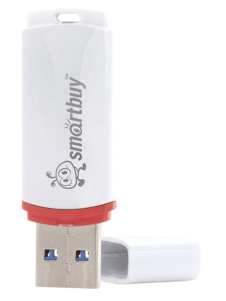 флешка USB SmartBuy Crown 32GB white