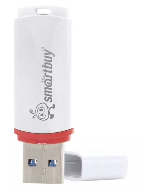 флешка USB SmartBuy Crown 64GB white