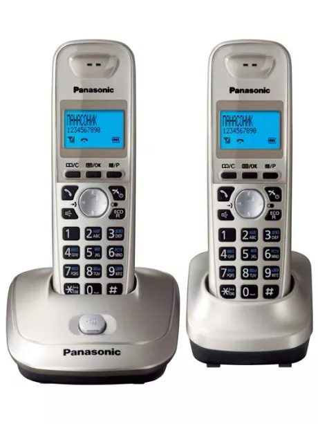 радиотелефон DECT Panasonic KX-TG2512RU gold