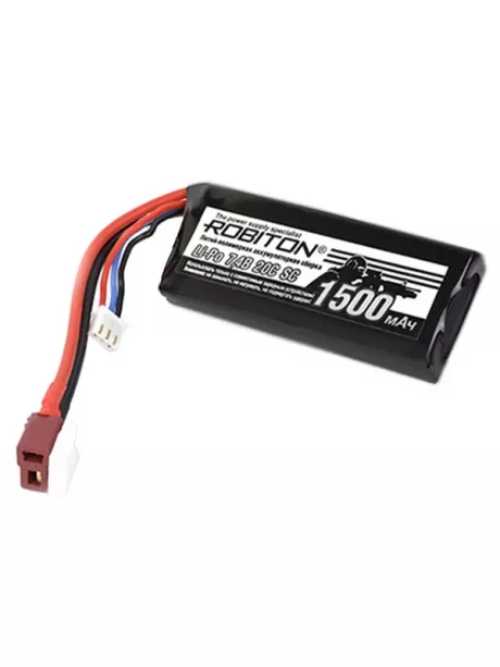 аккумуляторная сборка Robiton LP-STB2-1500 Lipo 7.4В 1500мАч 