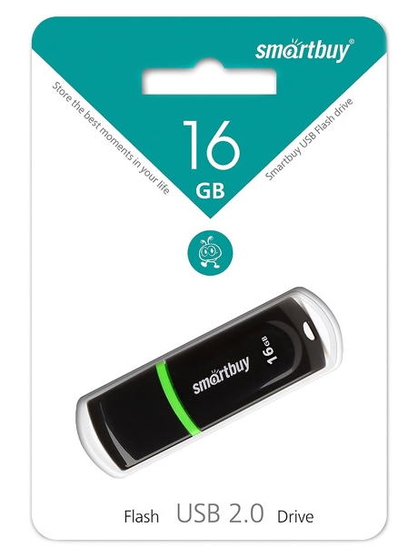 флешка USB SmartBuy Paean 16GB black
