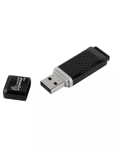 флешка USB SmartBuy Quartz series 16Gb black