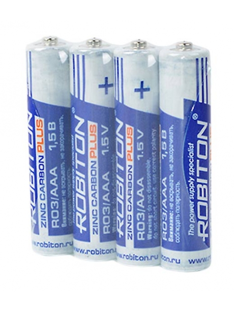 батарейки (4 шт.) Robiton PLUS R03/AAA-SR4 