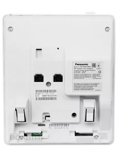 VoIP телефон Panasonic KX-HDV130RU white