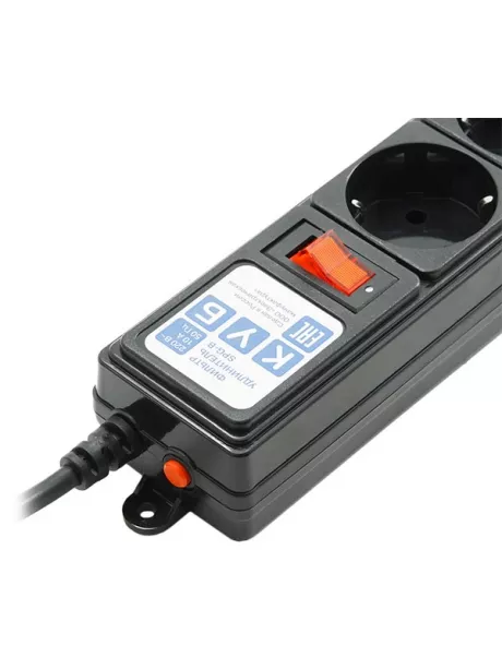 сетевой фильтр Power Cube SPG-B-15 5,0 м/5 black