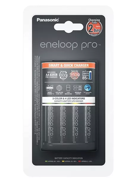 Зарядное устройство Panasonic Eneloop Pro K-KJ55HCD40E Smart&amp;Quick 