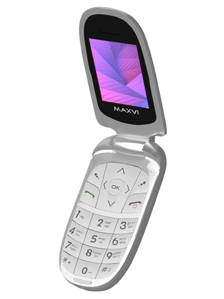 мобильный телефон Maxvi E1 silver