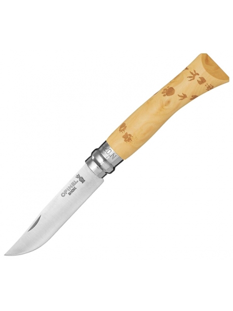 складной нож Opinel №07 Nature Spoor inox самшит
