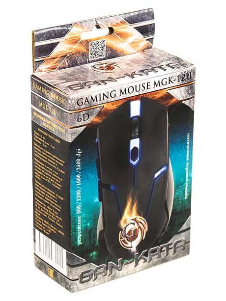 игровая мышь Dialog Gan-Kata MGK-12U black