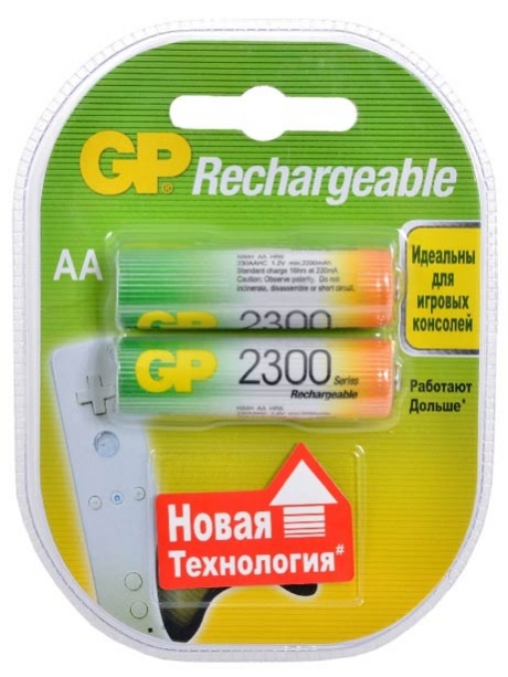 аккумулятор GP 2300 mAh R6/AA-2BL 