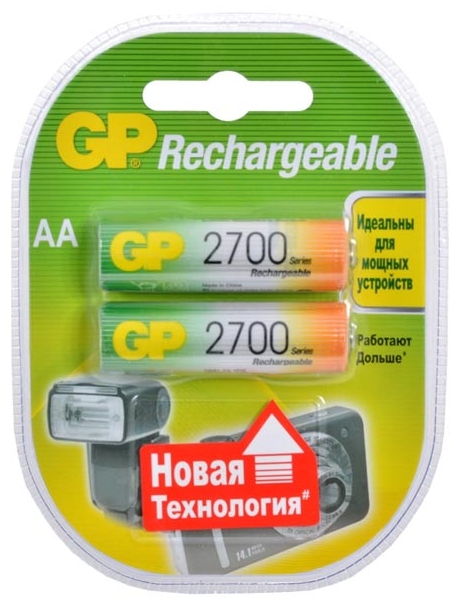 аккумулятор GP 2700 mAh R6/AA-2BL 