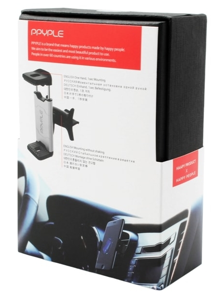 держатель для телефона в воздуховод Ppyple AirView S black
