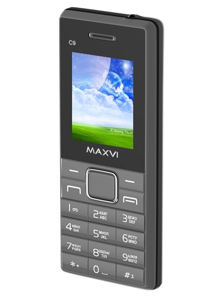 мобильный телефон Maxvi C9 grey-black