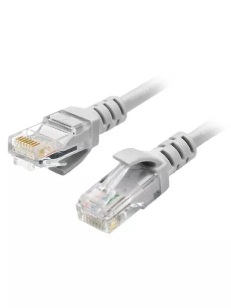 патч-корд ATcom UTP, 10 m, литой, RJ45, Cat.5e серый