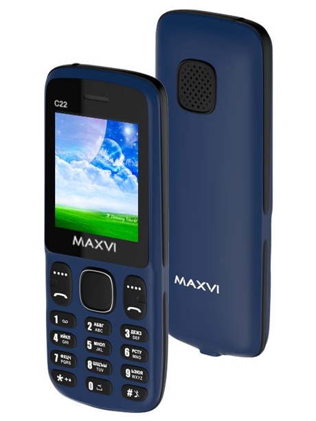 мобильный телефон Maxvi C22 marengo-black