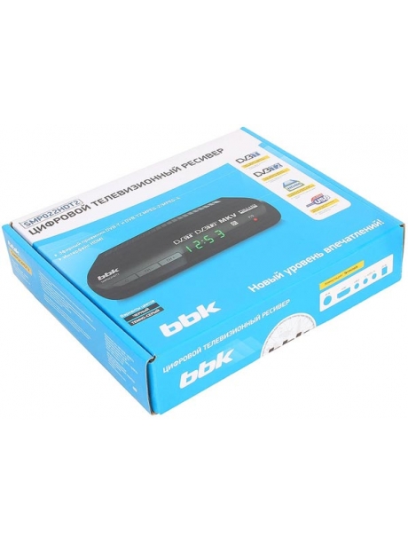 ТВ-тюнер DVB-T2 BBK SMP022 HDT2 черный